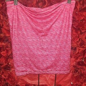 Women's Active Pink and White Patterned Neck Gaiter